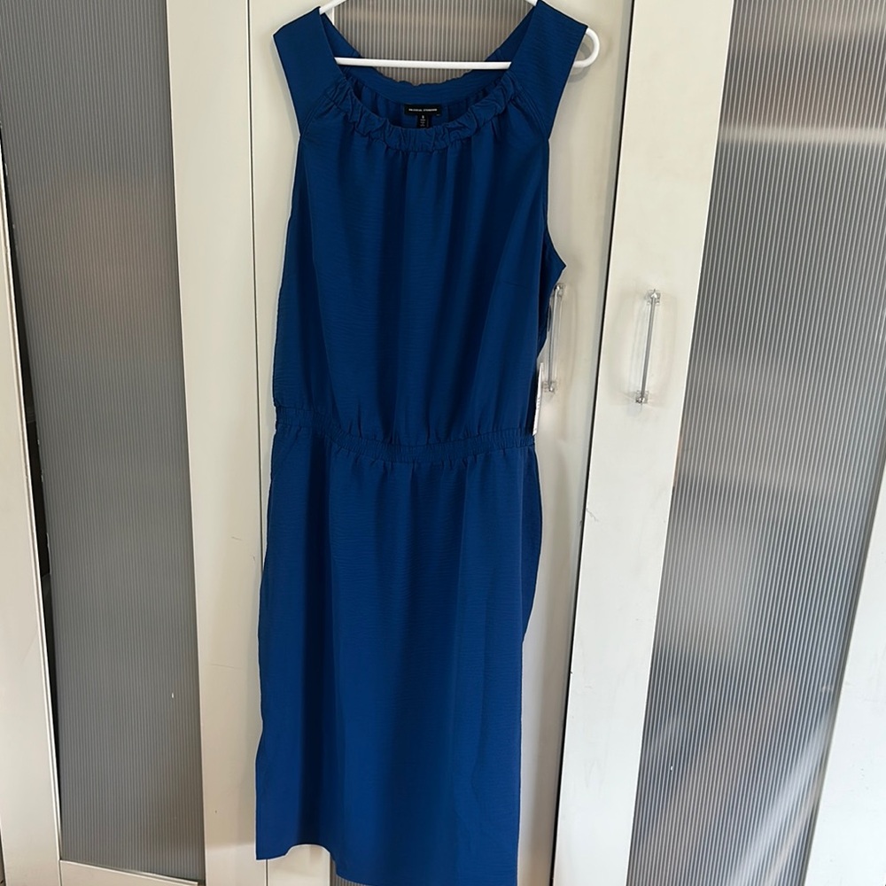 NWT Universal Standard Midi Dress in royal Blue